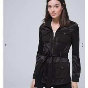 NWT WHBM belted soft utility jacket
